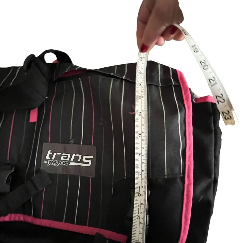 Jansport pink & black commuter bag adjustable strap shoulder pad like new padded